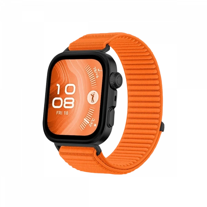 BFS  Huawei Fit 4 Braid Kordon - Turuncu