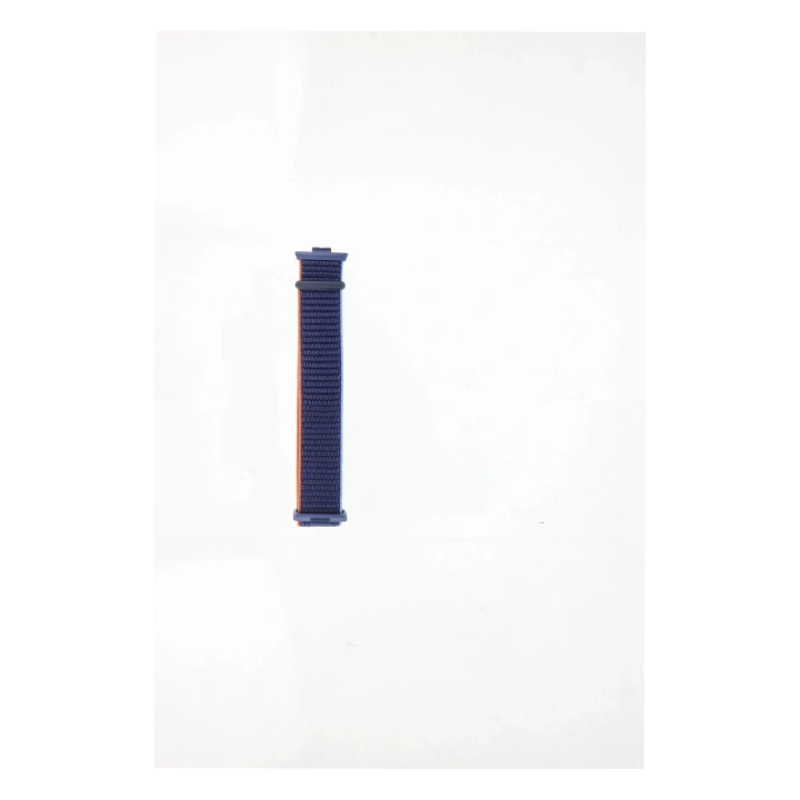 BFS  Huawei Fit 4 Hasırlı Cırtcırtlı Kordon - Lacivert-Turuncu