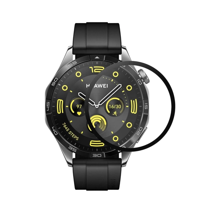 BFS  Huawei GT4 41mm 18mm Polymer Nano Ekran Koruyucu - Şeffaf