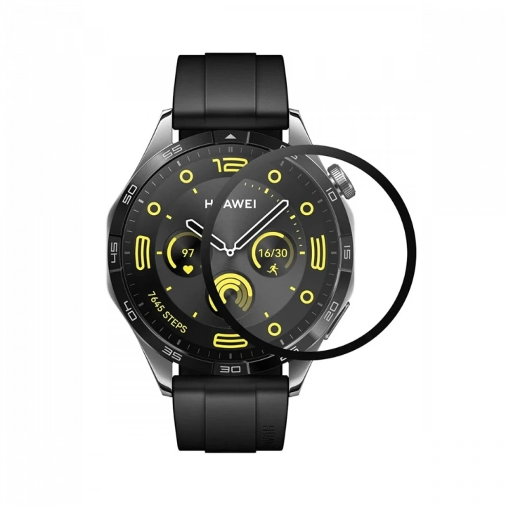 BFS  Huawei GT4 46mm 22mm Polymer Nano Ekran Koruyucu - Şeffaf