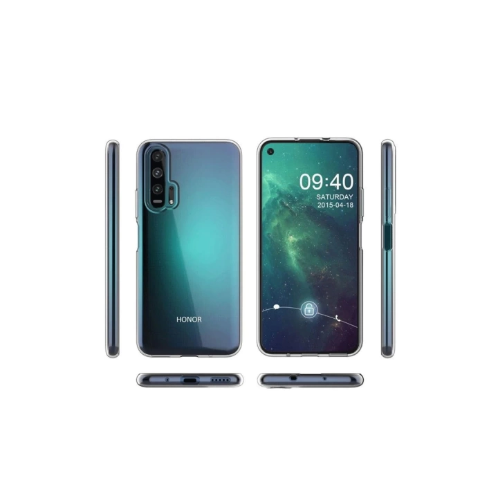 BFS  Huawei Honor 20 Kılıf Lüx Şeffaf Silikon