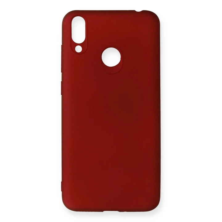 BFS  Huawei Honor 8C Kılıf First Silikon - Bordo
