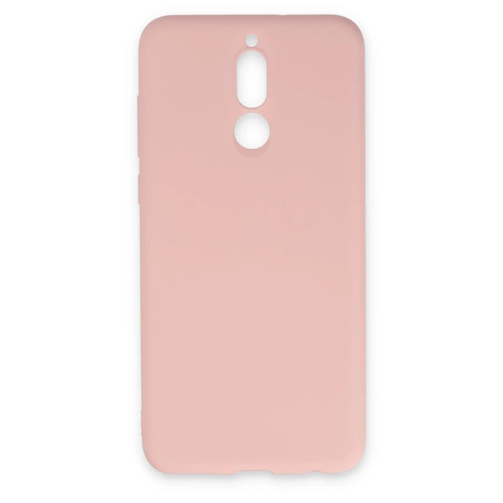BFS  Huawei Mate 10 Lite Kılıf Nano içi Kadife Silikon - Pudra
