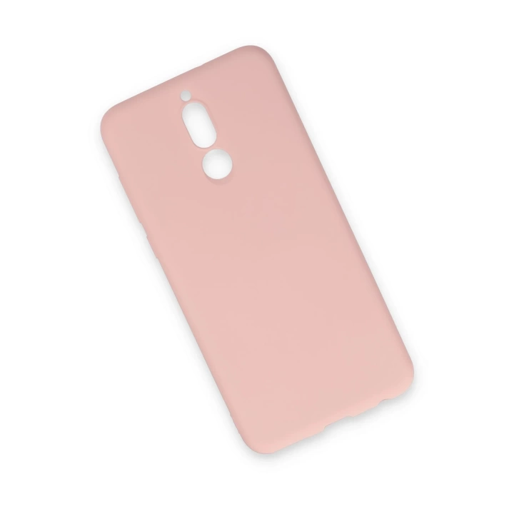 BFS  Huawei Mate 10 Lite Kılıf Nano içi Kadife Silikon - Pudra