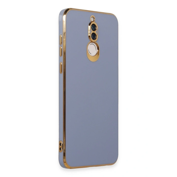 BFS  Huawei Mate 10 Lite Kılıf Volet Silikon - Mavi