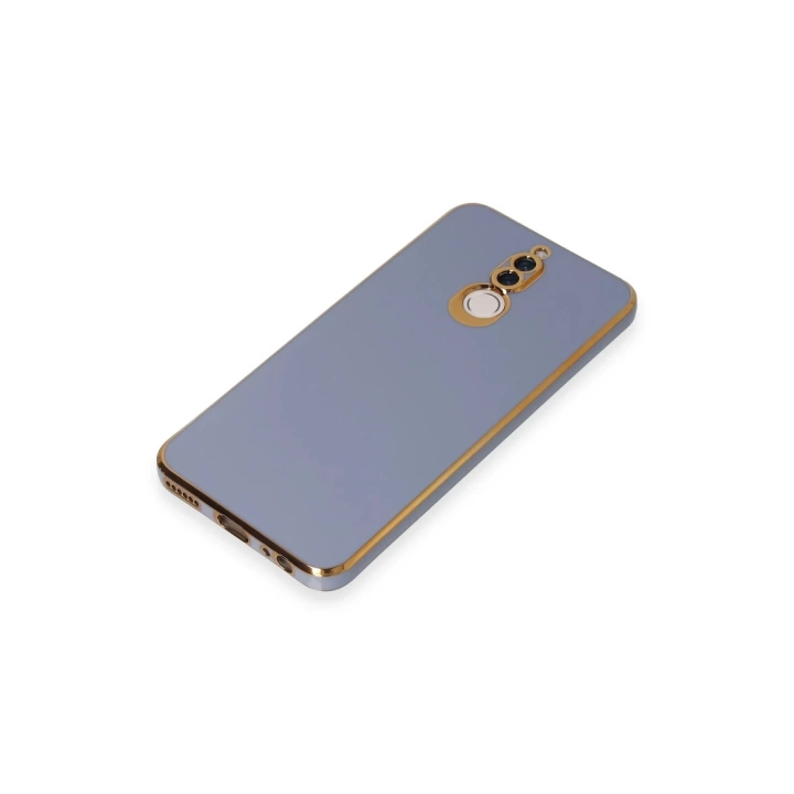 BFS  Huawei Mate 10 Lite Kılıf Volet Silikon - Mavi