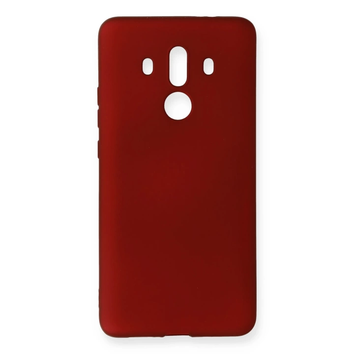 BFS  Huawei Mate 10 Pro Kılıf First Silikon - Bordo
