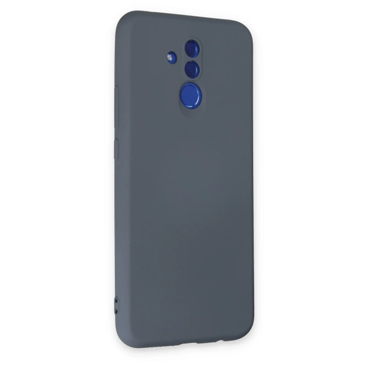 BFS  Huawei Mate 20 Lite Kılıf Nano içi Kadife Silikon - Gri