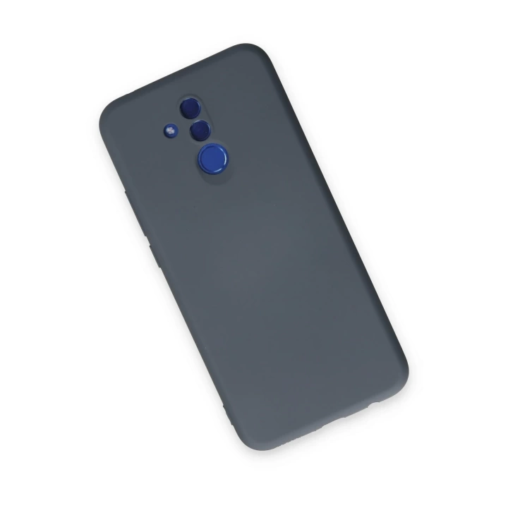 BFS  Huawei Mate 20 Lite Kılıf Nano içi Kadife Silikon - Gri