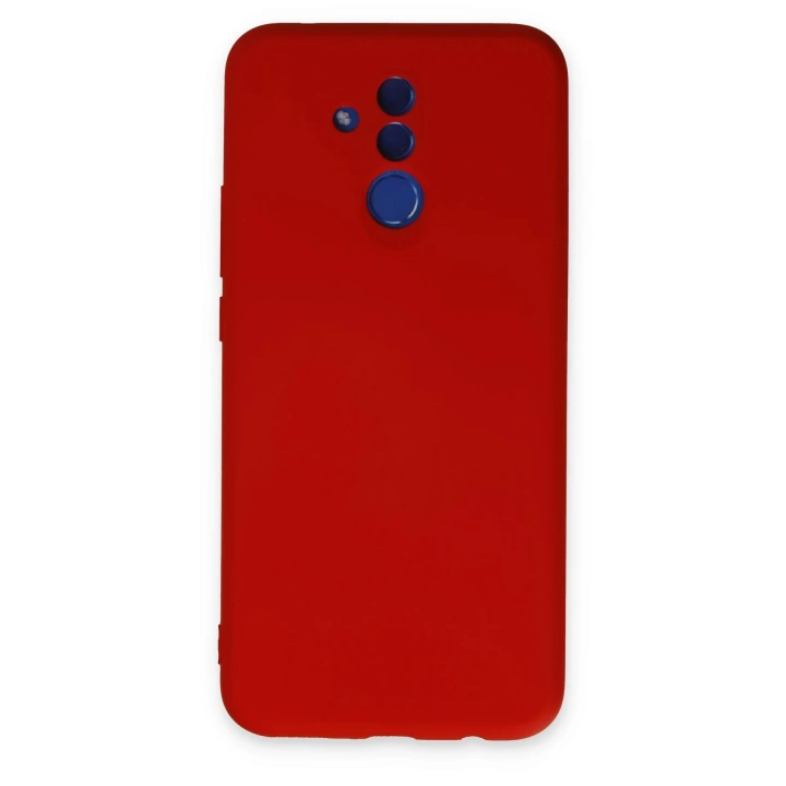 BFS  Huawei Mate 20 Lite Kılıf Nano içi Kadife Silikon - Kırmızı
