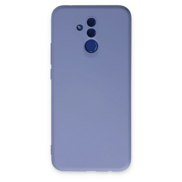 BFS  Huawei Mate 20 Lite Kılıf Nano içi Kadife Silikon - Lila