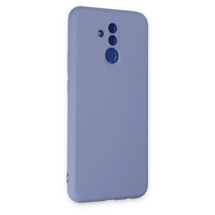 BFS  Huawei Mate 20 Lite Kılıf Nano içi Kadife Silikon - Lila