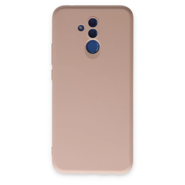 BFS  Huawei Mate 20 Lite Kılıf Nano içi Kadife Silikon - Pudra