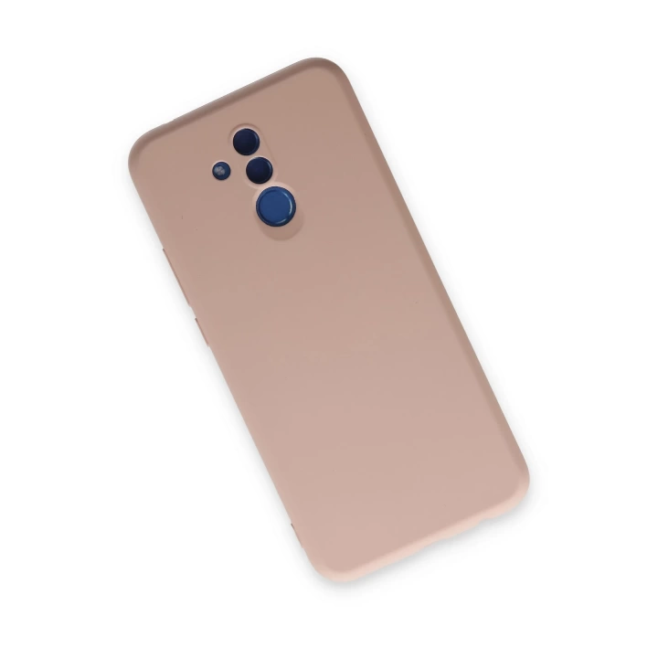 BFS  Huawei Mate 20 Lite Kılıf Nano içi Kadife Silikon - Pudra