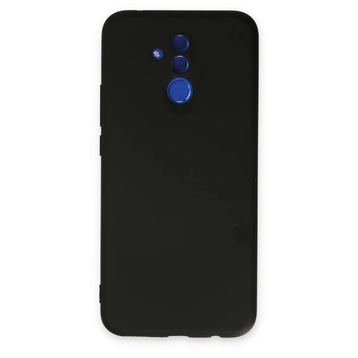 BFS  Huawei Mate 20 Lite Kılıf Nano içi Kadife Silikon - Siyah