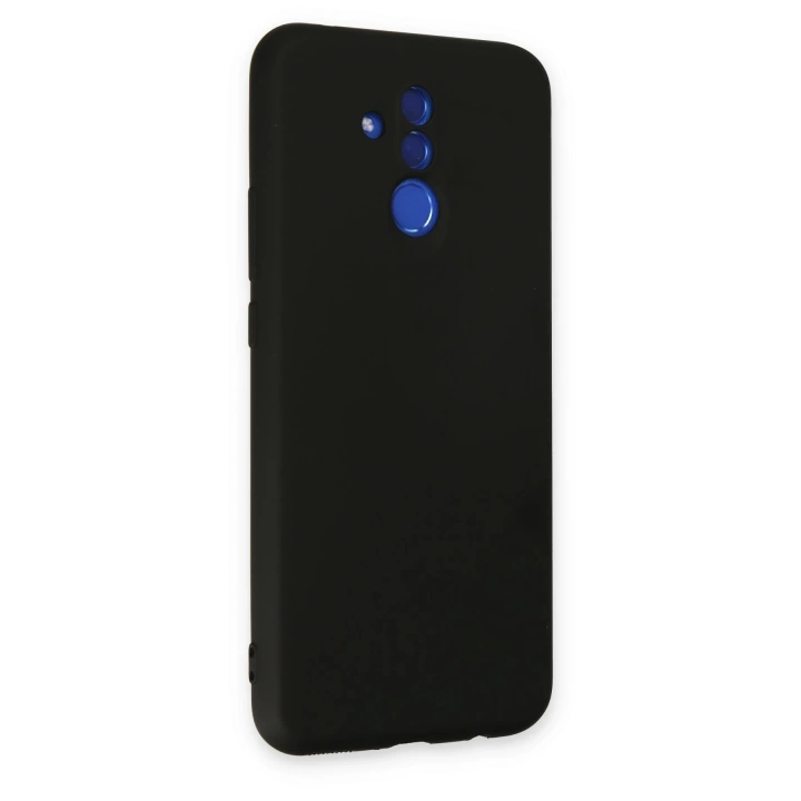 BFS  Huawei Mate 20 Lite Kılıf Nano içi Kadife Silikon - Siyah