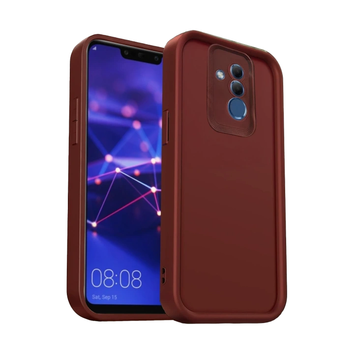 BFS  Huawei Mate 20 Lite Kılıf Viera Silikon - Bordo