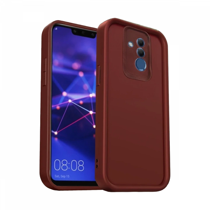 BFS  Huawei Mate 20 Lite Kılıf Viera Silikon - Bordo