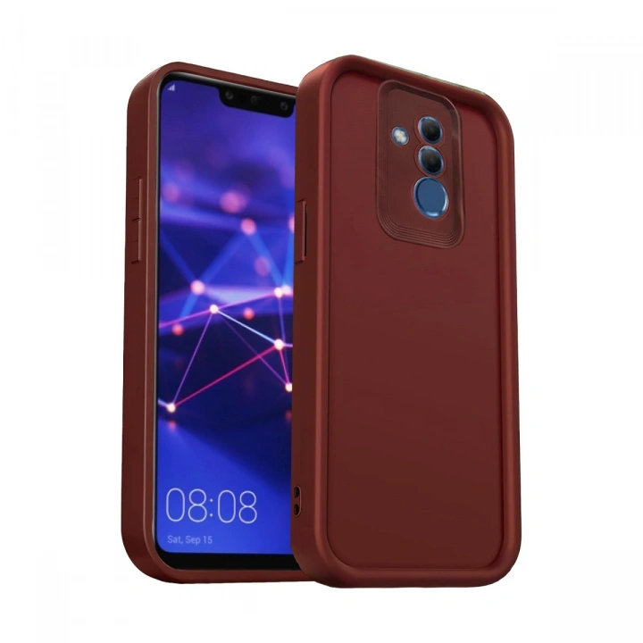 BFS  Huawei Mate 20 Lite Kılıf Viera Silikon - Bordo