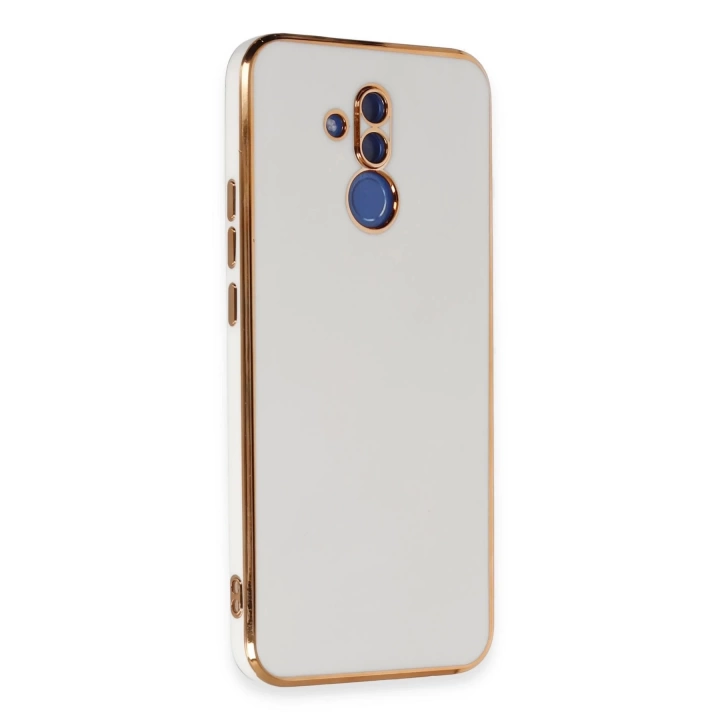 BFS  Huawei Mate 20 Lite Kılıf Volet Silikon - Beyaz