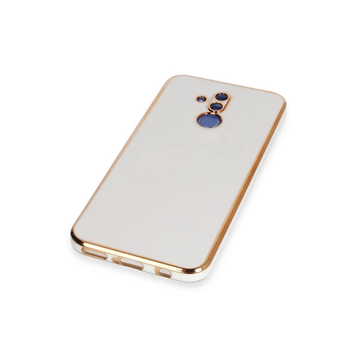 BFS  Huawei Mate 20 Lite Kılıf Volet Silikon - Beyaz