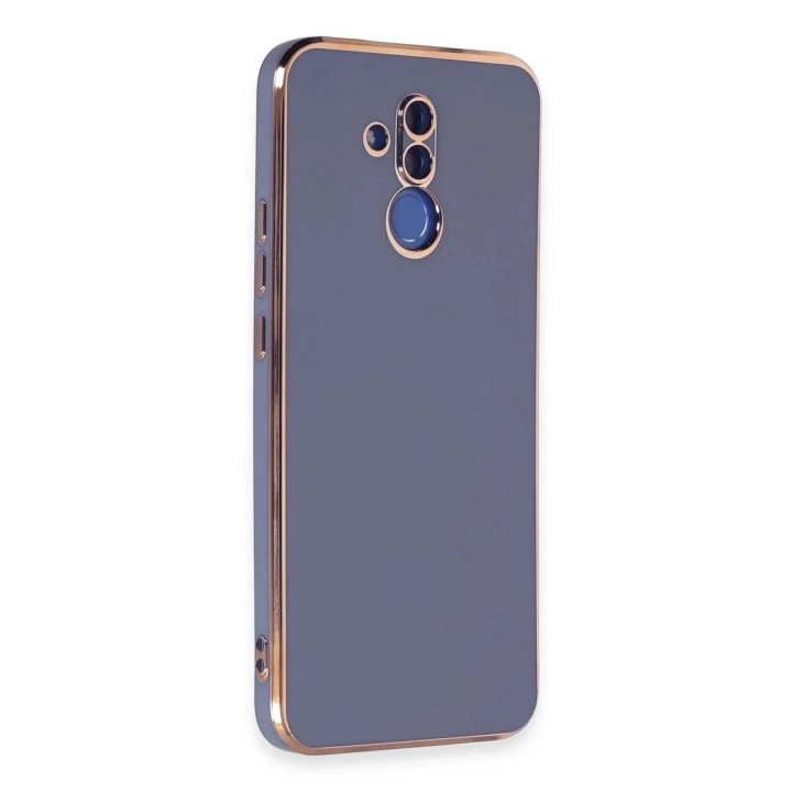 BFS  Huawei Mate 20 Lite Kılıf Volet Silikon - Mavi