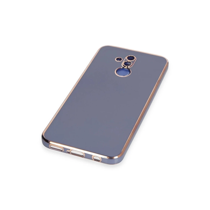 BFS  Huawei Mate 20 Lite Kılıf Volet Silikon - Mavi