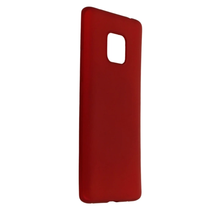 BFS  Huawei Mate 20 Pro Kılıf First Silikon - Bordo