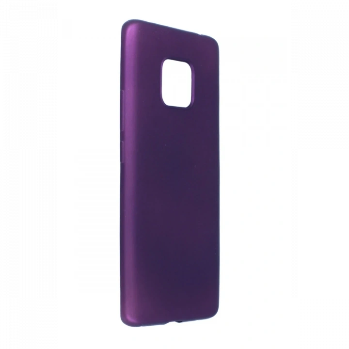 BFS  Huawei Mate 20 Pro Kılıf First Silikon - Mürdüm