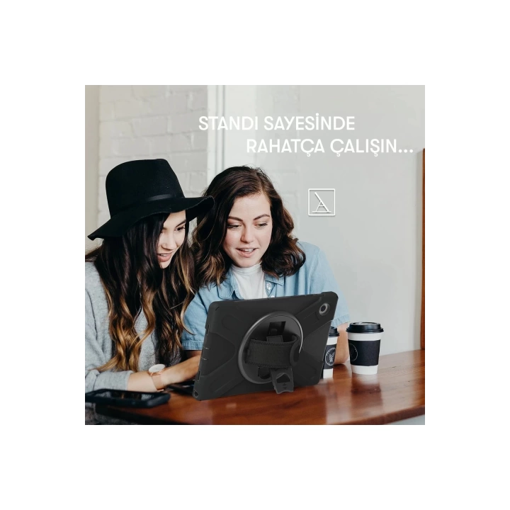 BFS  Huawei MatePad T10 9.7 Kılıf Amazing Tablet Kapak - Siyah