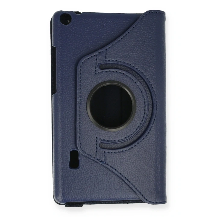 BFS  Huawei MediaPad T3 7 Kılıf 360 Tablet Deri Kılıf - Lacivert