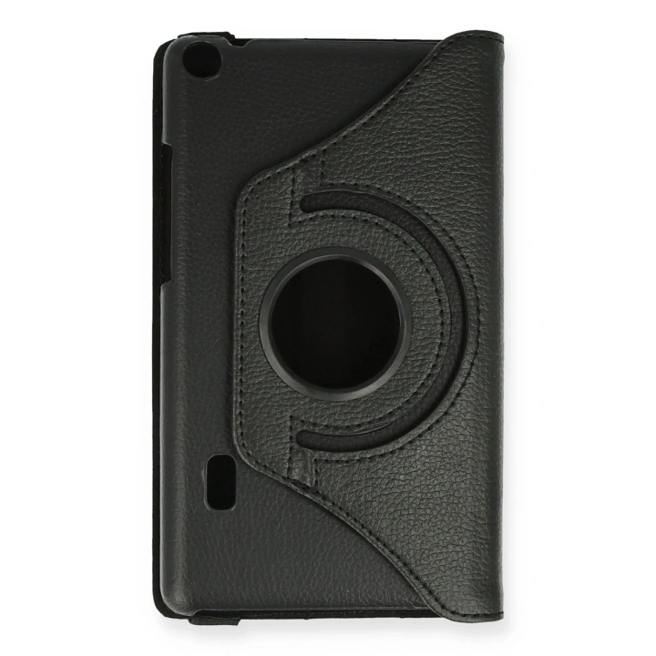 BFS  Huawei MediaPad T3 7 Kılıf 360 Tablet Deri Kılıf - Siyah