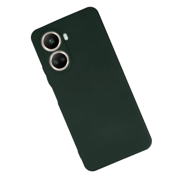 BFS  Huawei Nova 10 SE Kılıf First Silikon - Koyu Yeşil