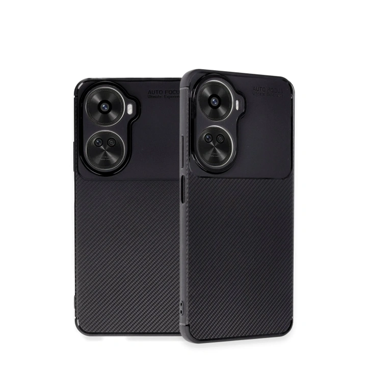 BFS  Huawei Nova 12 SE Kılıf Auto Focus Karbon Kapak - Siyah