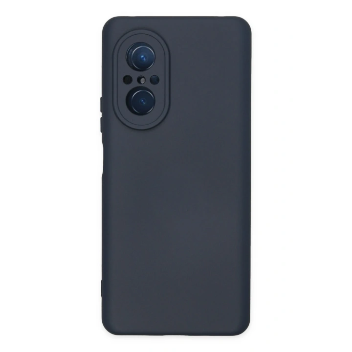 BFS  Huawei Nova 9 SE Kılıf Nano içi Kadife Silikon - Lacivert