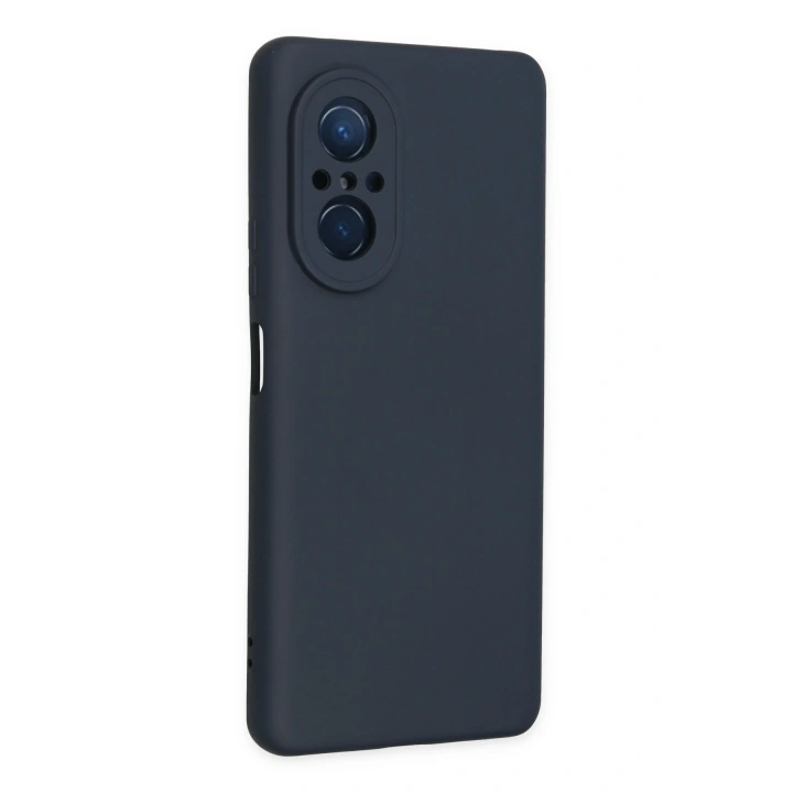 BFS  Huawei Nova 9 SE Kılıf Nano içi Kadife Silikon - Lacivert