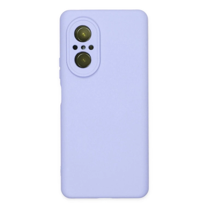 BFS  Huawei Nova 9 SE Kılıf Nano içi Kadife Silikon - Lila