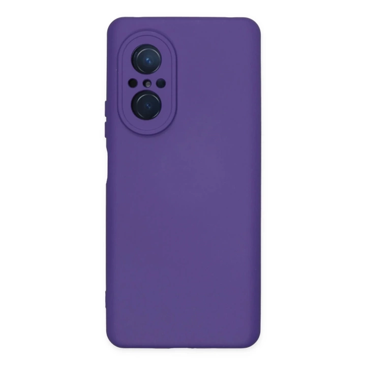 BFS  Huawei Nova 9 SE Kılıf Nano içi Kadife Silikon - Mor