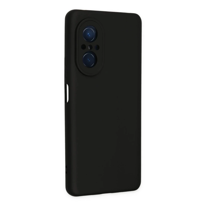 BFS  Huawei Nova 9 SE Kılıf Nano içi Kadife Silikon - Siyah