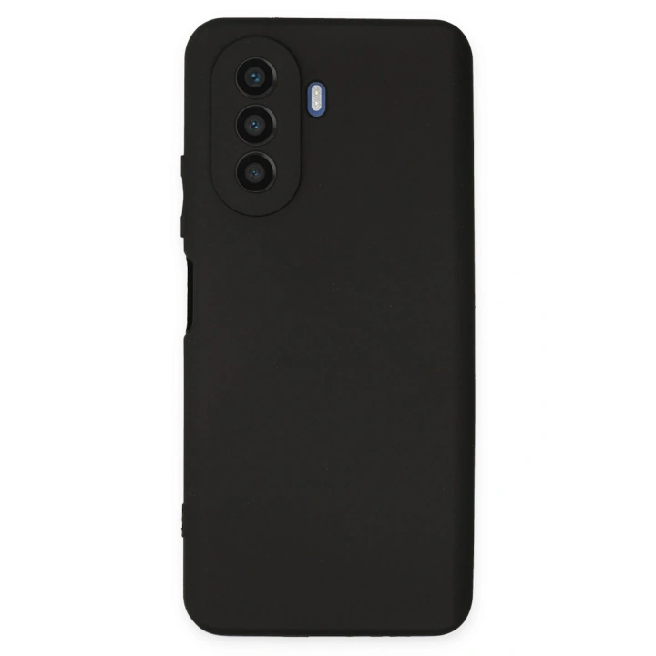 BFS  Huawei Nova Y70 Kılıf First Silikon - Siyah