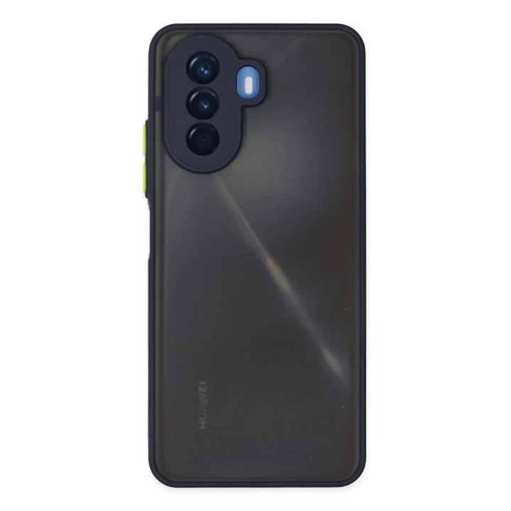 BFS  Huawei Nova Y70 Kılıf Montreal Silikon Kapak - Lacivert