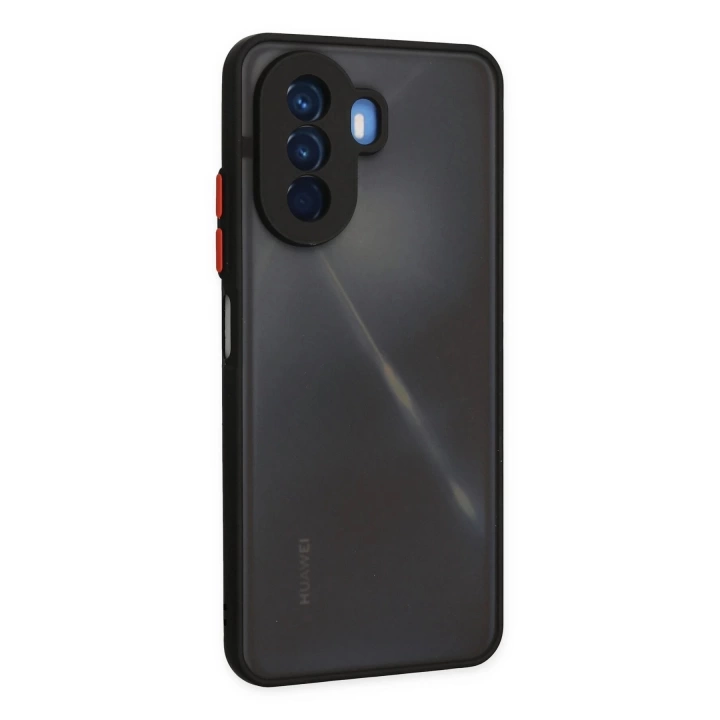 BFS  Huawei Nova Y70 Kılıf Montreal Silikon Kapak - Siyah