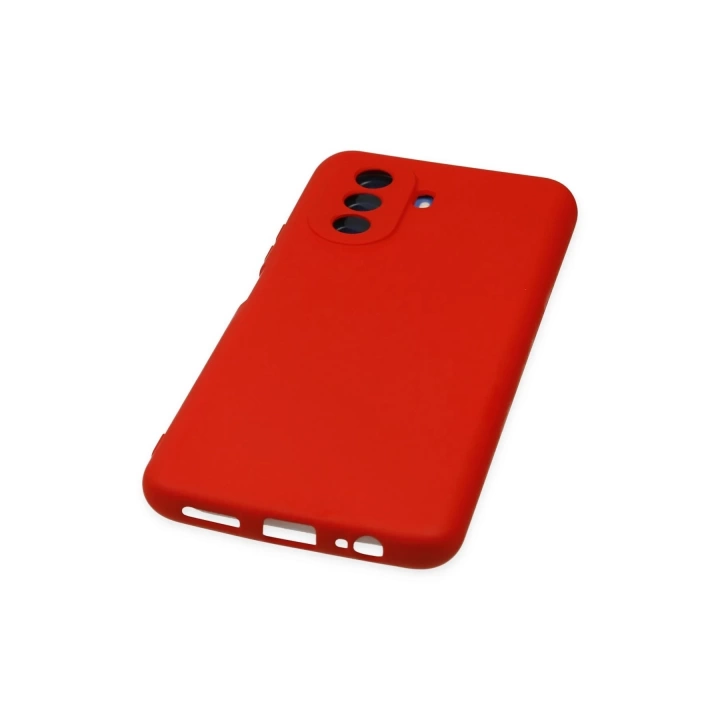 BFS  Huawei Nova Y70 Kılıf Nano içi Kadife Silikon - Kırmızı