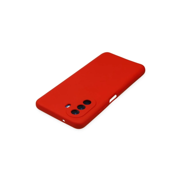 BFS  Huawei Nova Y70 Kılıf Nano içi Kadife Silikon - Kırmızı