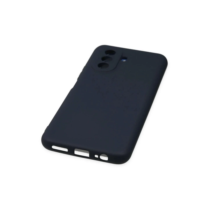 BFS  Huawei Nova Y70 Kılıf Nano içi Kadife Silikon - Lacivert