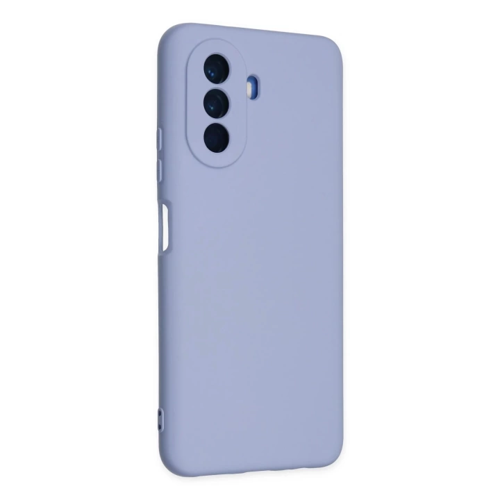 BFS  Huawei Nova Y70 Kılıf Nano içi Kadife Silikon - Lila