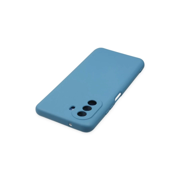 BFS  Huawei Nova Y70 Kılıf Nano içi Kadife Silikon - Mavi
