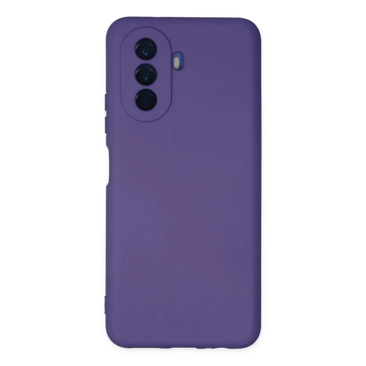 BFS  Huawei Nova Y70 Kılıf Nano içi Kadife Silikon - Mor