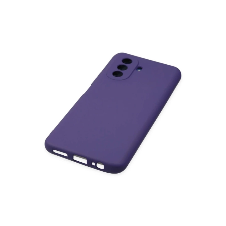 BFS  Huawei Nova Y70 Kılıf Nano içi Kadife Silikon - Mor