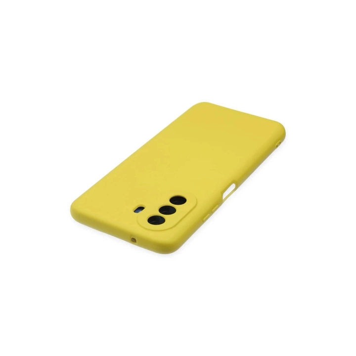 BFS  Huawei Nova Y70 Kılıf Nano içi Kadife Silikon - Sarı